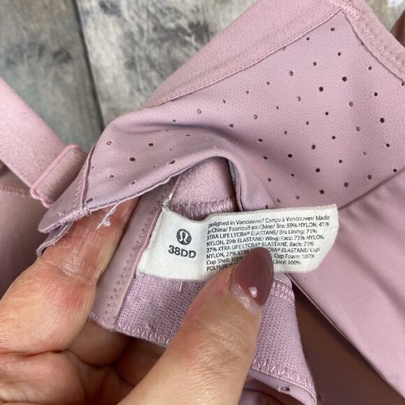 Lululemon Run Times Bra *High Support, B–E Cups in Lunar Rock Size 38DD. - Picture 7 of 13